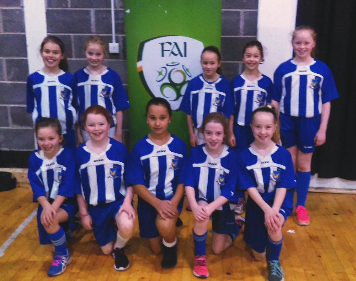 A fantastic performance today by our Fourth Class girls in the @faischools mayo futsal in Breaffy Arena, winning 4 games and narrowly losing in the final. Well done ladies!